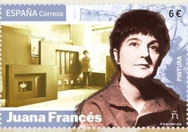 Sello de Correos dedicado a Juana Francés.
