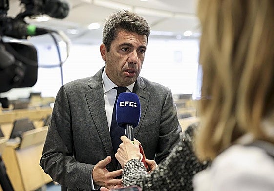 El presidente de la Generalitat, Carlos Mazón, en una imagen reciente.