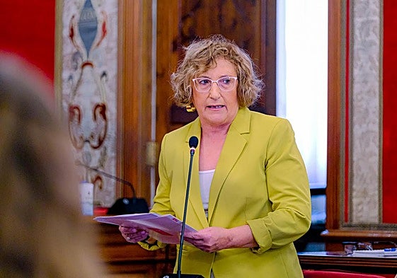 La portavoz del PSPV-PSOE en el Ayuntamiento de Alicante, Ana Barceló.