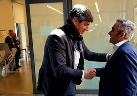 Marcos Zaragoza con el conseller Barrachina