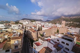 Imagen del núcleo urbano de Calp.