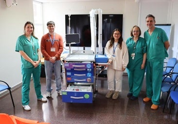A hospital cart 'made in Alicante' that facilitates intervention in critical situations