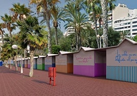 Proyecto de las nuevas casetas de los 'hippies'.