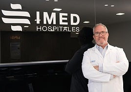 El traumatólogo de IMED Alcoy, David Bustamante