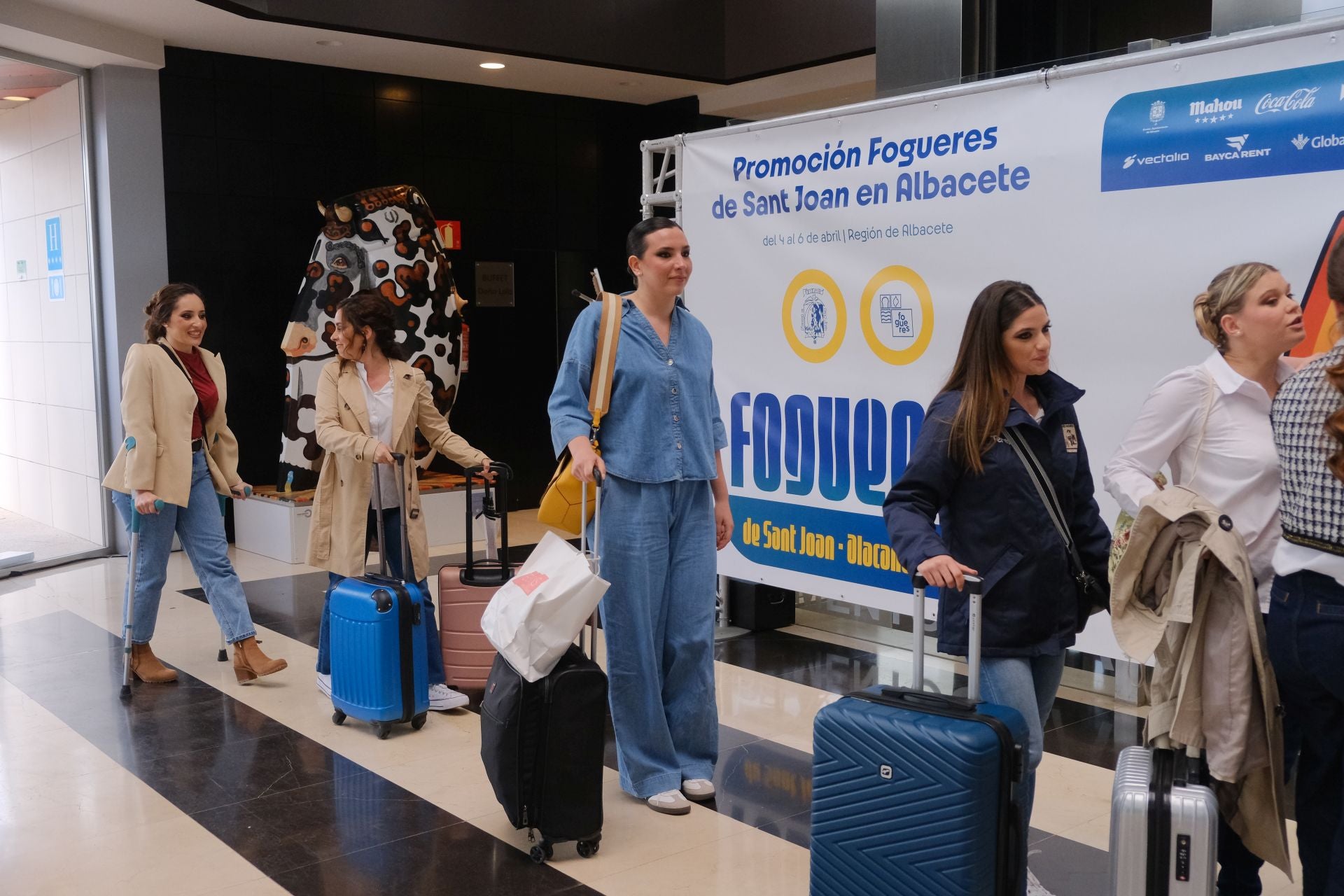 La ilusión abunda en las candidatas en su llegada a Albacete