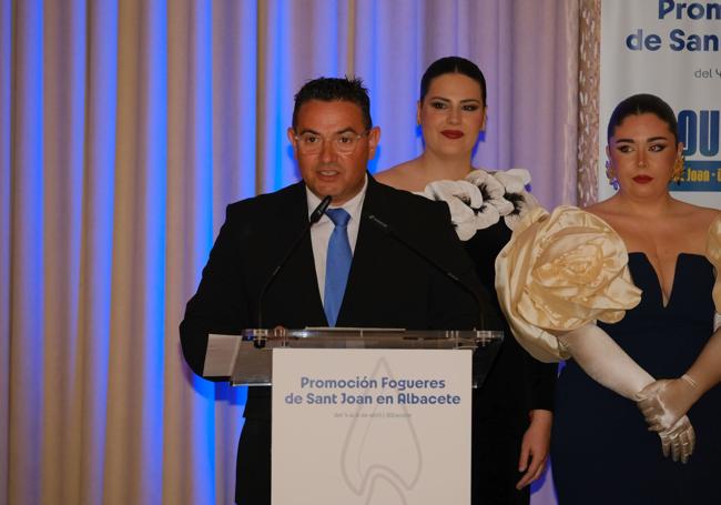 El presidente de la Federació, David Olivares.