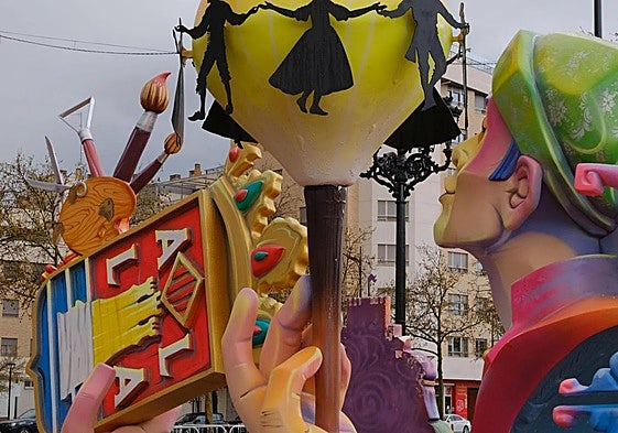 La hoguera de las convivencias en Albacete.