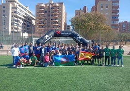 Jugadores del partido.