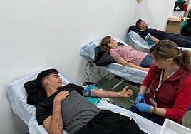 Las donaciones tuvieron lugar en el estadio Martínez Valero.