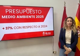 La concejala de Medio Ambiente Natural y Protección Animal de Elda, Cristina Rodríguez Armigen.