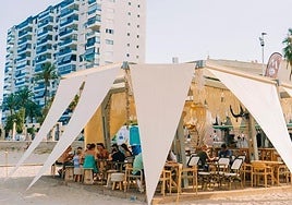 Uno de los chiringuitos de El Campello.