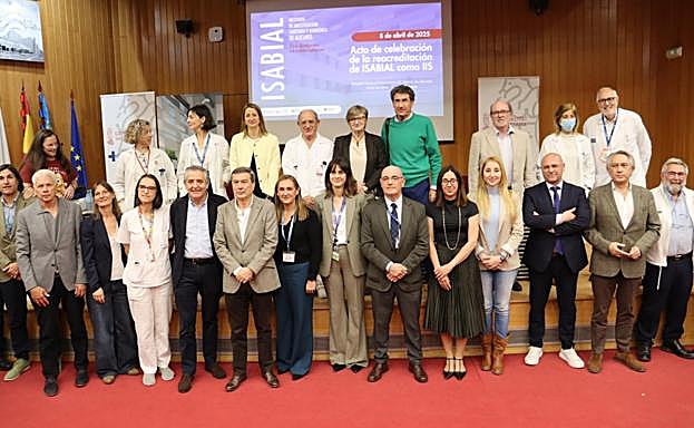 Acto de reacreditación de ISABIAL como Instituto de Investigación Sanitaria, celebrado este martes.