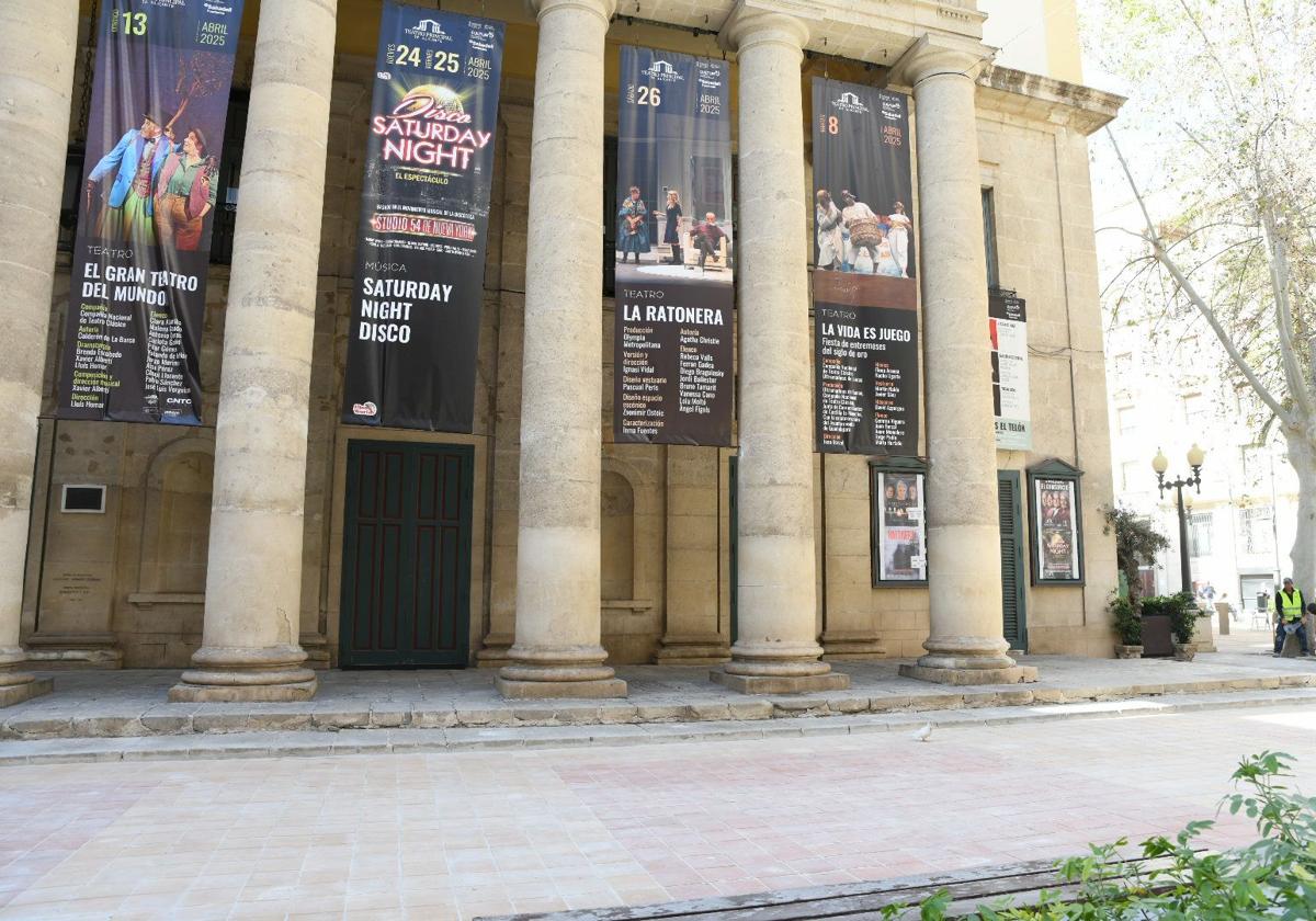 A Colourful New Pavement Unveiled at Alicante's Principal Theatre