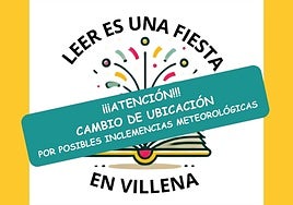 La Feria del Libro de Villena del sábado se traslada al Mercado Municipal por la previsión de lluvias