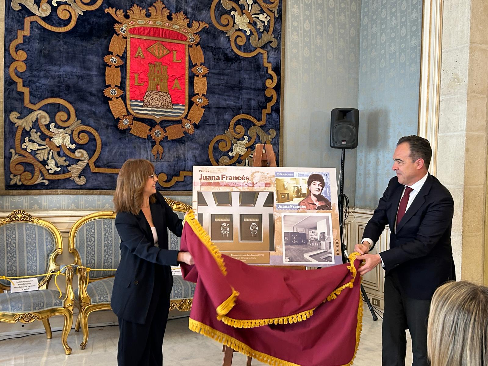 Correos dedica un sello a la artista alicantina Juana Francés