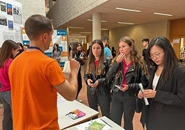 La mayoría de los participantes eran alumnos de 1º y de 2º de bachillerato.