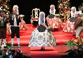 Martina Lloret Rocamora durante su proclamación.