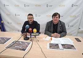 El concejal de Urbanismo, Agricultura y Medio Ambiente, Francisco Iniesta, junto al diputado autonómico Vicent Granel.