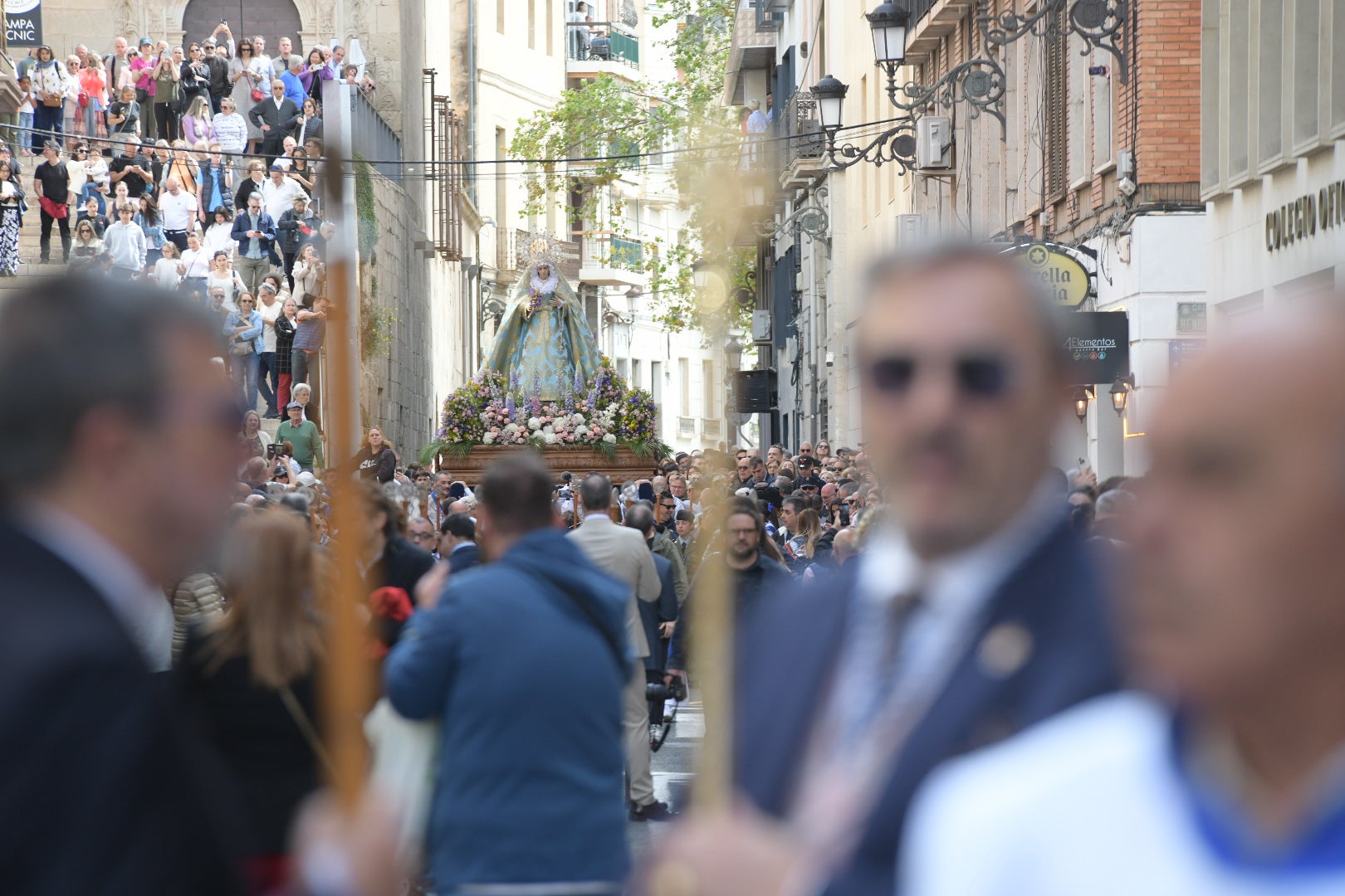 La Virgen de la Alegría y el Cristo Resucitado se encuentran en la plaza del Ayuntamiento de Alicante