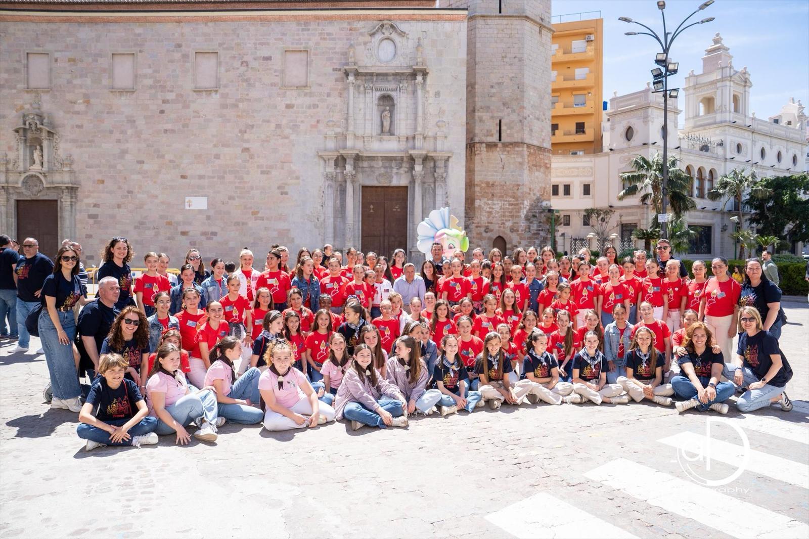 Las candidatas a bellea del foc infantil disfrutan de sus convivencias en Burriana