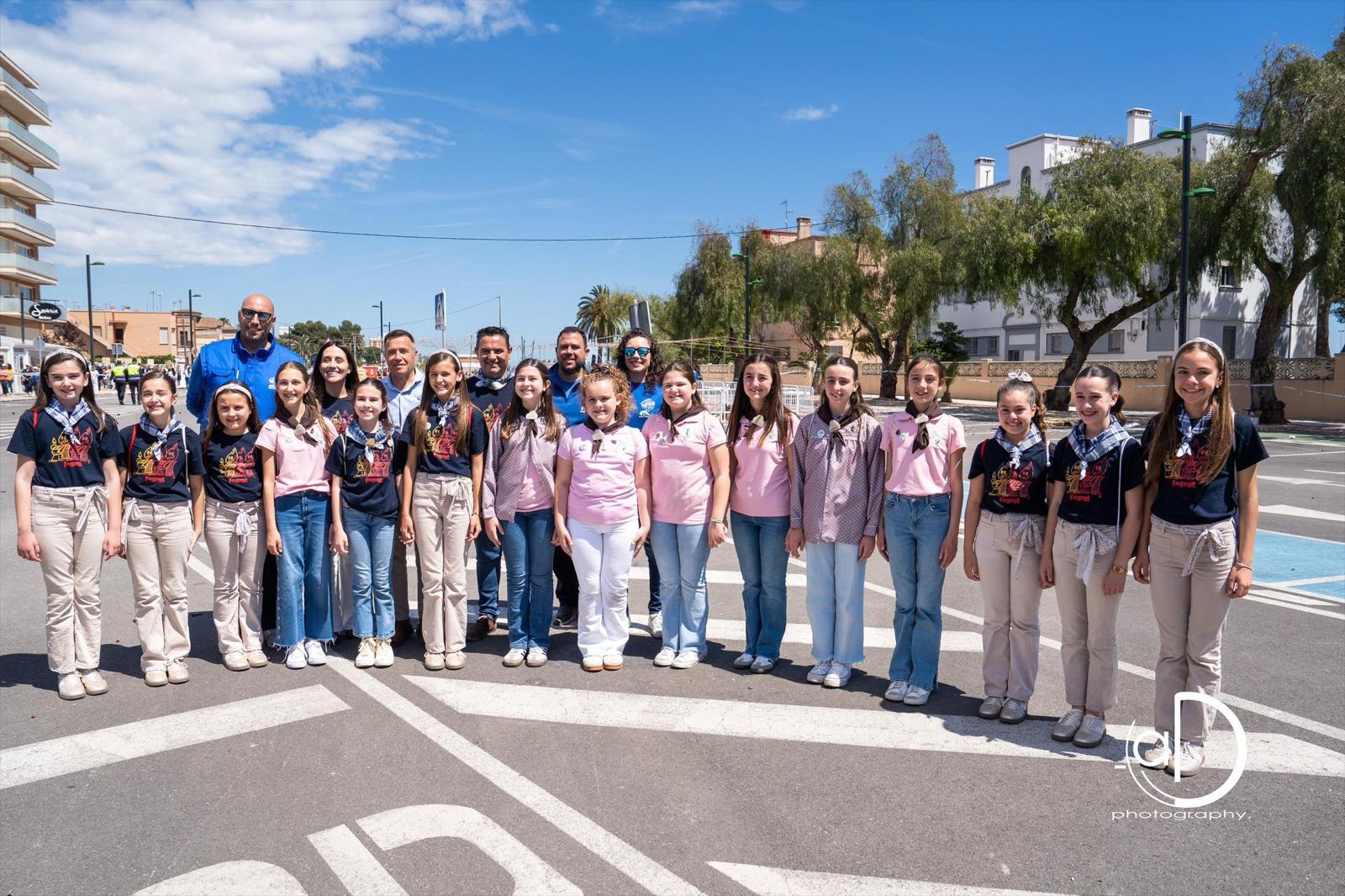 Las candidatas a bellea del foc infantil disfrutan de sus convivencias en Burriana
