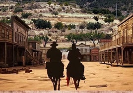 Cartel previo al rodaje de 'Al oeste de Bitrit'.