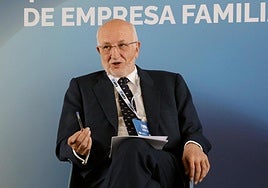 Juan Roig en su conferencia.