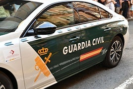 Coche de la Guardia Civil en Alicante.