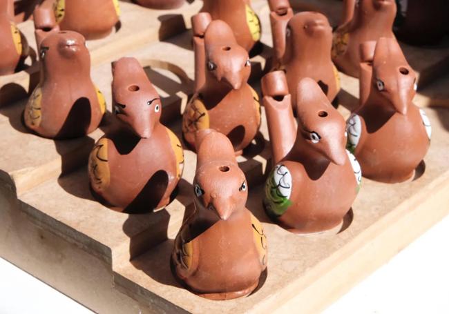 Xiulets at the Santa Faz market.