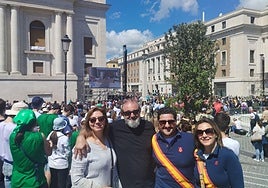 La delegación alicantina en el Vaticano.
