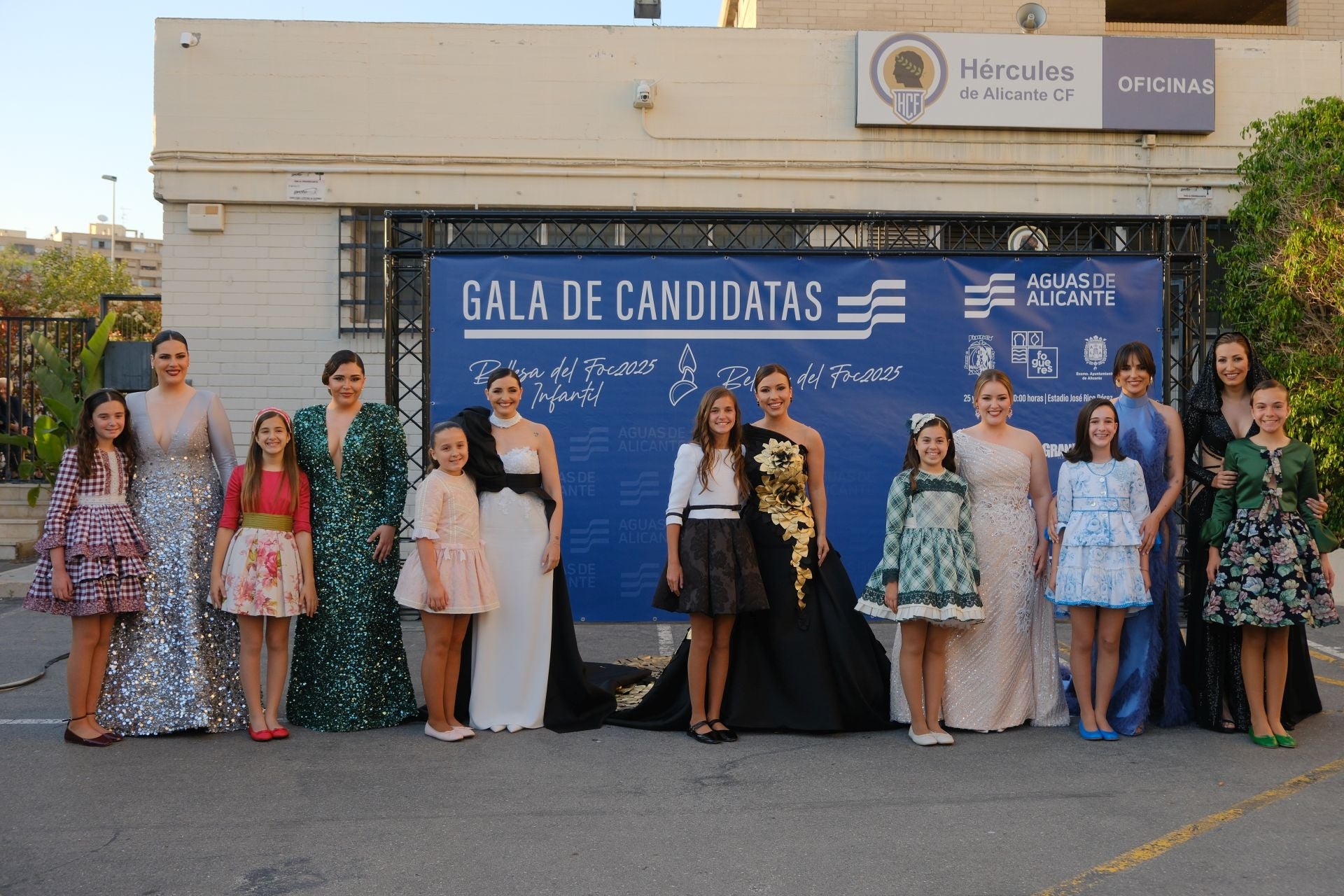 Estos son los vestidos en la gala de las candidatas a bellea del foc