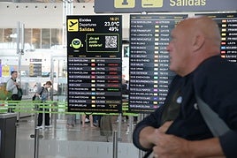 Aeropuerto de Alicante-Elche, afectado por el apagón masivo.