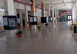 El IES Da Vinci de Alicante vacío de estudiantes, durante la tarde de este lunes.