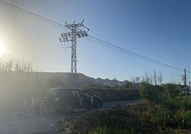 Paraje donde ha sido encontrada la niña perdida en Guardamar.