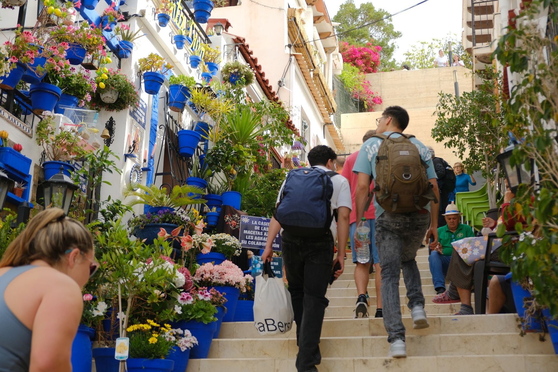 Las Cruces de Mayo llenan de flores Santa Cruz de Alicante