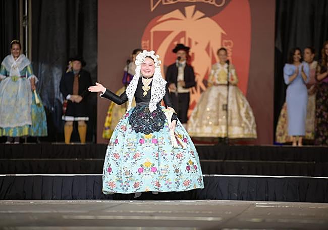 Sofía García Velasco, dama d'honor de la bellea del foc infantil.