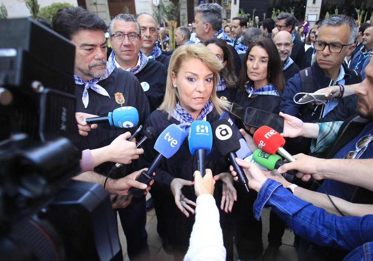 Vice President of the Consell, Susana Camarero, last Thursday in Santa Faz.