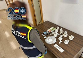 Material intervenido en la operación.