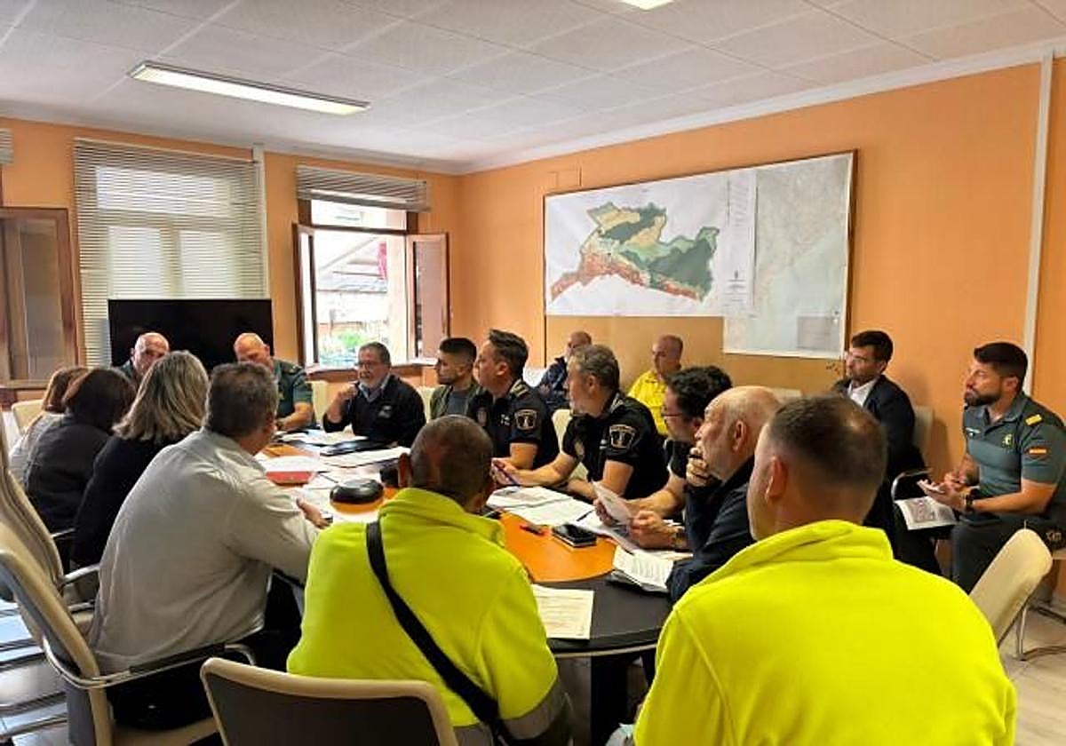 Junta de Seguridad de El Campello, reunido este miércoles.