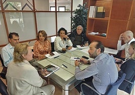 El jurado, durante la deliberación.