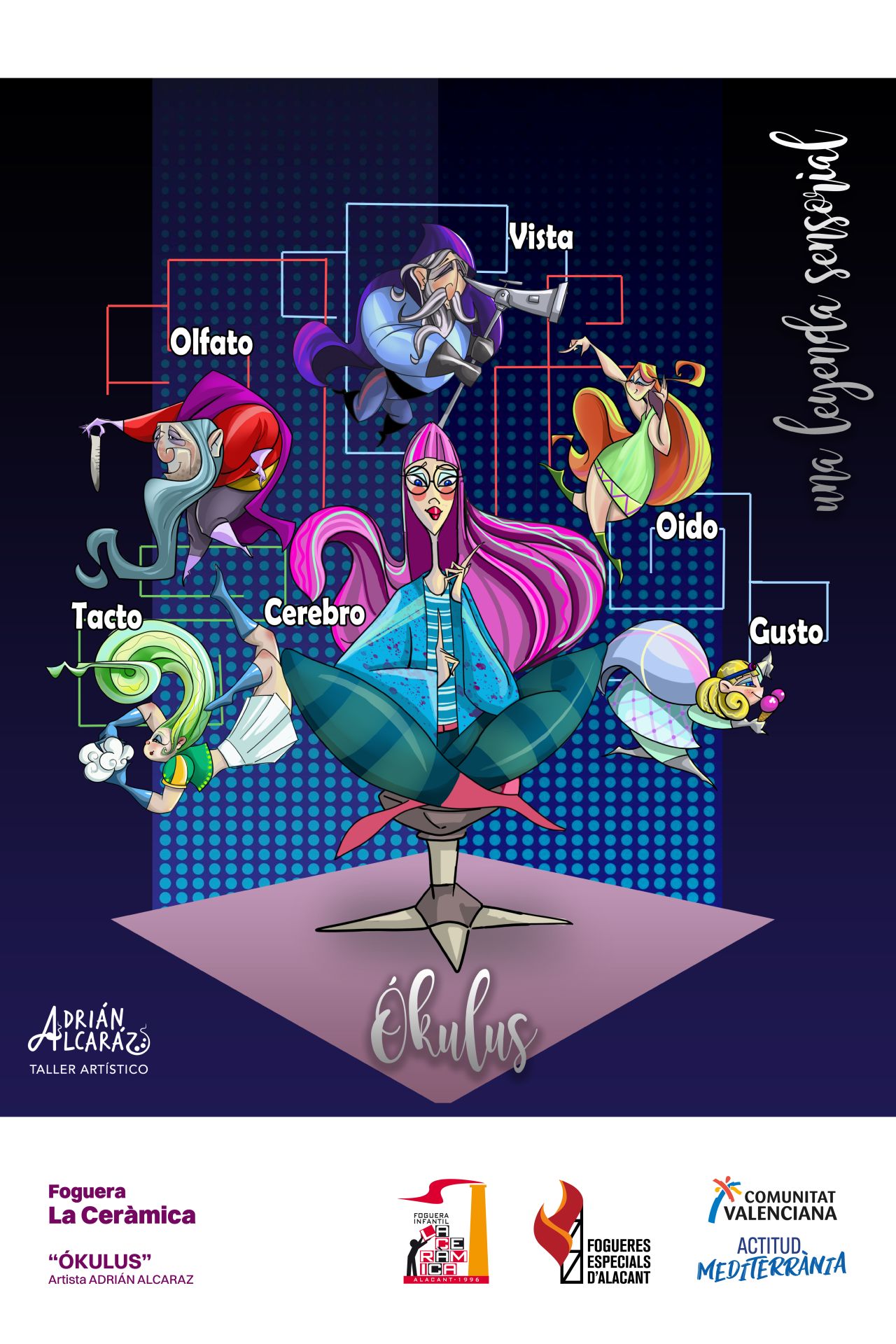 Así lucen los bocetos de las hogueras especiales infantiles