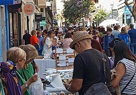 Estampa que presentaba la calle Poeta Quintana este sábado.