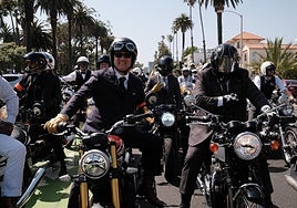 Imagen de archivo de un encuentro de la Distinguished Gentleman's Ride.