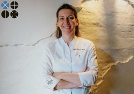 Alba Esteve, en su restaurante.