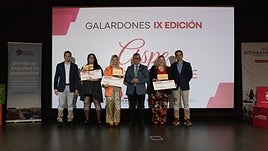 Gala de entrega de los galardones en la gala de Aspe.