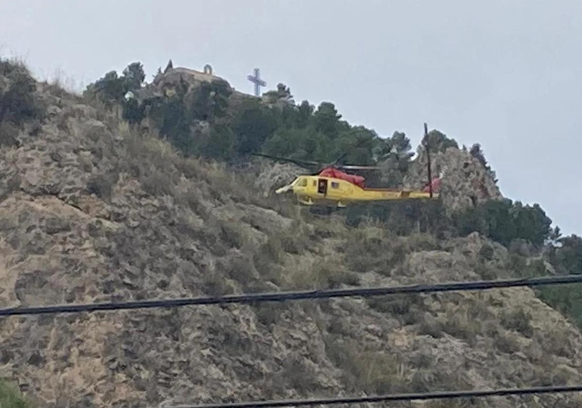 Herido un ciclista en la carretera que une la Vall d'Ebo con Benigembla