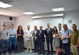 Entrega de los premios de la Cátedra Vectalia Movilidad, el pasado viernes.