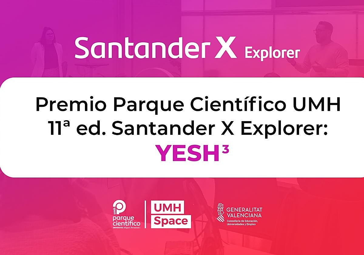 Yesh³, premiada en la undécima edición Santander X Explorer.
