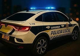 Patrulla de la Policía Local de Santa Pola.