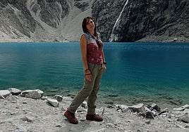 María, durante su paso por Perú.